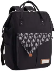 Lekebaby Nappy Bag Backpack Baby Diaper Backpack with Changing Mat for Mom and D