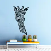Wall Vinyl Decals Giraffe Animals Jungle Safari Decal Sticker Art Nursery NS389