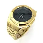 Casio GA2100 Casioak Mod Royal Oak G-Shock GA-2100 Gold Tone All Metal Steel