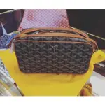 二手 GOYARD CAP VERT 基本色 斜背相機包