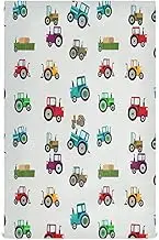 GAIREG Colorful Tractors Gray Large Tea Towels, 28x18 Inch Bulk Country Kitchen Towels, Set of 6