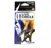 Sasame F-301 Live Circle Bait Hook Size 4/0 (4385)