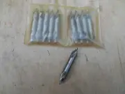 10 Pcs , HSS Center Drills No.4 60 Degree Combined Countersink Bits Drilling