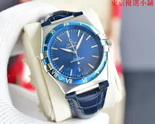 最新款OMEGA Constellation Gents 星座系列第五代機械錶 男士精品腕錶 休閒手錶 時尚男錶