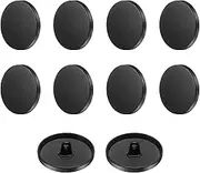 uxcell 10pcs 44L Metal Round Flat Sewing Buttons 28mm Alloy Shank Craft Replacement Button for Men Women Suit Woolen Coat Shirt Trousers Sewing Crafts, Matt Black
