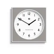 Newgate Burger & Chips Wall Clock Posh Grey