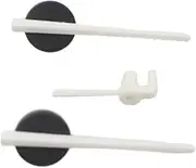 predolo Set of 3 Motorcycle Gauge Needles for Speedometer Use, White