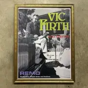Vic Firth & Friends Signed Poster - Signed By Vic Firth - Drum Sticks Remo USA
