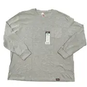 Dickies' Men's T-Shirt Crew Neck Long Sleeve Cool&Dry Longer Length SZ 3X-Large