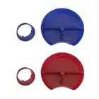 Divided Dinner Plates 3 Compartments Plates Dishes Divided Feeding Plates