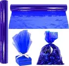 Cellophane Wrap Roll Royal Blue | 100’ Ft Long X 16” in. Wide