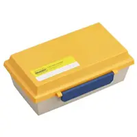 在飛比找蝦皮購物優惠-免運 OSK BUDDY 拼色樂扣塑膠便當盒(黃色/800M