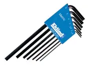10607 Hex-L Key allen wrench - 7pc set Metric MM sizes 1.5-6 Long series