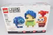LEGO 40749 Brickheadz Disney Pixar Inside Out 2 Joy, Sadness & Anxiety 300pc New