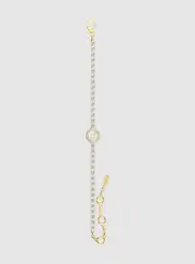 GUESS Gold Logo Tennis Bracelet
