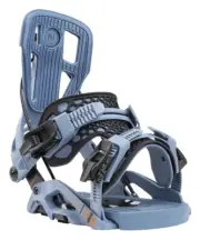 2025 Nidecker FLOW Fuse Fusion Slate Blue Snowboard Bindings Large (8-11)