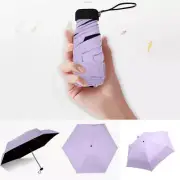 5-Folding Sun Umbrella Flat Umbrella Parasol Folding Sun Umbrella Mini Umbrellas