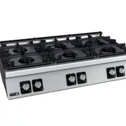 Fagor 700 Series Natural Gas 6 Burner Ss Boiling Top - Commercial Gas Cooktops (CG7-60H)