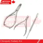 Chiropody Podiatry Kit Cuticle Pusher Remover Tools Clipper Cutter Nail DS-2131
