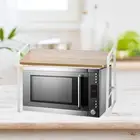 Microwave Rack Utensils Storage Sturdy Heavy Duty over Microwave Shelf