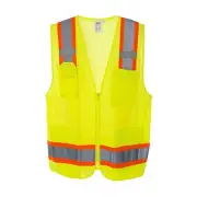 Cordova VS285-M Type R, Class II, Orange Surveyors Vest, Solid Front And Mesh...