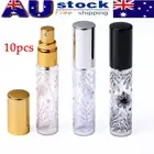10 Pcs 10ml Portable Glass Perfume Bottle With Atomizer Mini Refillable Bottles