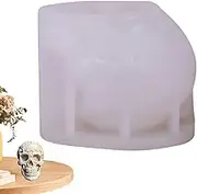Skull Mold | Skull Silicone Molds for Candles,Epoxy Silicone Resin Casting Mold, Handcrafted Candle Molds for Candle Making Plaster Ornaments