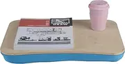 Portable Deluxe Bamboo Laptop PC Table Lap Tray Read Workstation Notebook Desk Cushion Comfortable Stable AU Blue