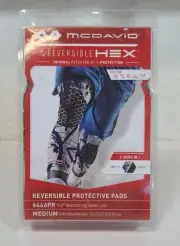 McDavid HEX6446PR REVERSIBLE PROTECTIVE PADS/PAIR GRAFFITI/BLACK Choose Size