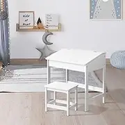 Kids Table and Chairs Set 2PCS Activity Play Toys Study Desk Furniture