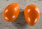 NEW DELUXE PAIR OF ORANGE RYTHM PERCUSSION EGG SHAKERS!!!