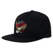 Brixton Keller Black Snapback Hat
