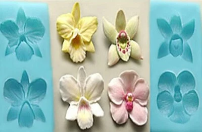 Sugarcraft Mold Polymer Clay Molds Cake Decorating Tools Resin Orchid Set mold