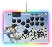 Razer Kitsune - All-Button Optical Arcade Controller for PS5 and PC (Precise Quad Movement Button Layout, Razer Low-profile Linear Optical Switches, Slim, Portable Form Factor) Chun-Li Ed.