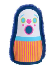 New Bark Box Super Chewer " Knock ‘Em Down Clown “ Dog Toy Carnival Game Large