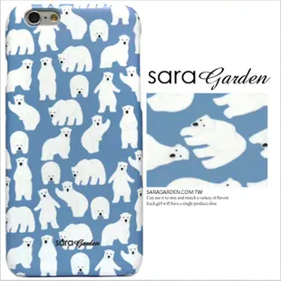 【Sara Garden】客製化 手機殼 Samsung 三星 Note8 手繪 可愛 北極熊 保護殼 硬殼