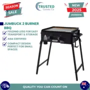 Jumbuck Delta 2 Burner Hotplate Portable BBQ - solution for small courtyards
