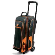 Brunswick Blitz 3 Ball Roller Bowling Bag Color Black/Orange