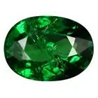 1.22 ct Elegant Oval Cut (8 x 6 mm) Tanzania Green Tsavorite Garnet Gemstone