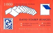 DAVO Prefolded Stamp HINGES Pack of 1000