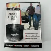 Duraflame 107584 Smokeless Fire Pit Carry & Storage Bag Black 19” New in Box