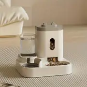 2-in-1 Automatic Pet Feeder Dog Cat Auto Food Dispenser Feed Small Dogs and Cats