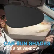 2 For Honda Car Sedan Side Window Sun Shade Static Cling UV Block Visor Extender (for: Honda)