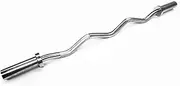 Cortex Olympic Curl Bar + Spring Collar Weight Lifting Weight Plate Bars Home Gym Set