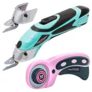 Electric Fabric Scissors for Crafts, Sewing, Cardboard, Carpet & Scrapbooking...