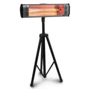 Heat Storm Infrared Heaters 5.5"Hx3.4"Wx3.4"D Portable Quiet Operation Black
