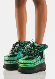 [Club Exx] Radioactive Transformed By The Beat Butterfly Sneakers