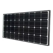 Elfeland M-150 150W 18V Monocrystalline Silicon Solar Panel Battery Charger Boat Caravan Motorhome 24 BLACK