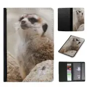 PASSPORT ITINERARY ORGANIZER|CUTE MEERKAT MONGOOSE ANIMAL #14