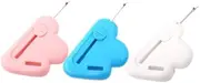 2-in-1 Adjustable Seam Guide with Built-in Seam Ripper,2 in 1 Needle Threader Seam Ripper, Magnetic Seam Guide with Seam Ripper, Cloud-Shaped Needle Threader (3 Pcs)